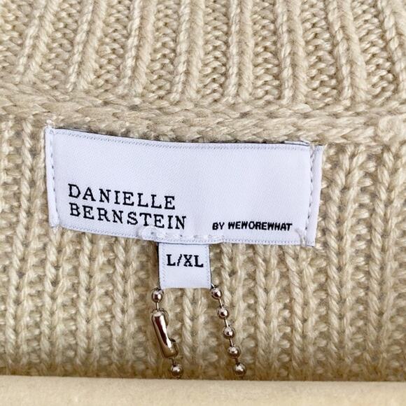 WeWoreWhat Oversize Crew neck Sweater L/XL NWT - Picture 4 of 7